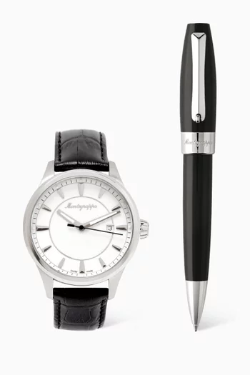Fortuna Watch & Ballpoint Pen Set