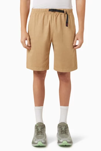 Webbing Belt G-Shorts in Organic Cotton Twill
