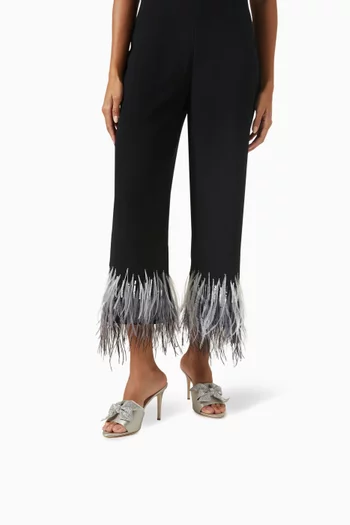 Amna 90 Mules in Satin