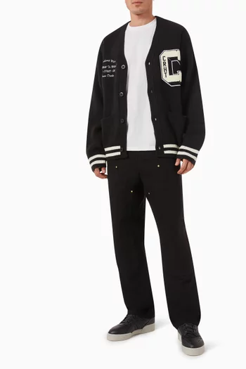 Double Knee Pants in Cotton-canvas