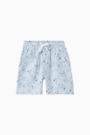 Camp Printed Shorts in Cotton