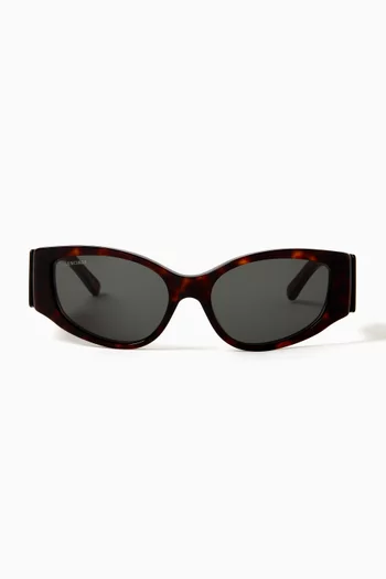 Biker Cat-Eye Sunglasses in Acetate