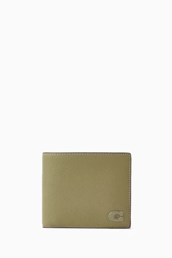 3 in 1 Wallet in Crossgrain Leather