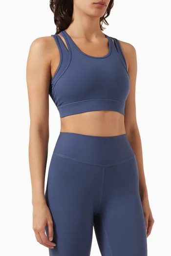 Double Layer Sports Bra in Softskin100©
