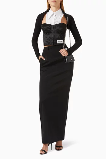 Re-edition Kim Corset Top in Satin