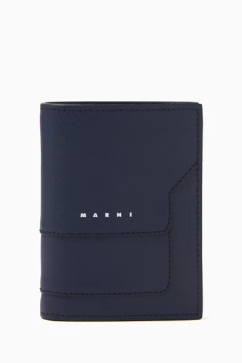 Bi-fold Wallet in Saffiano Leather
