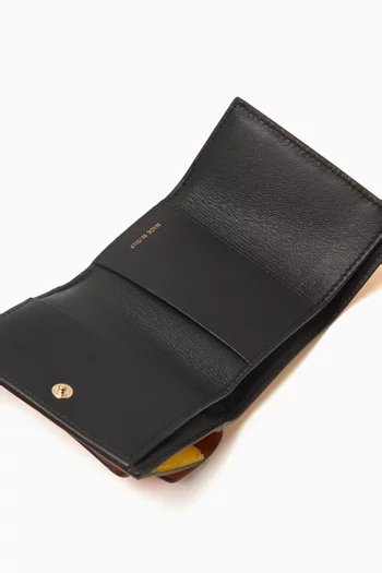 Tri-fold Wallet in Saffiano Leather