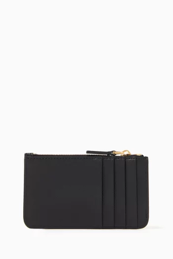 Logo Wallet in Saffiano Leather