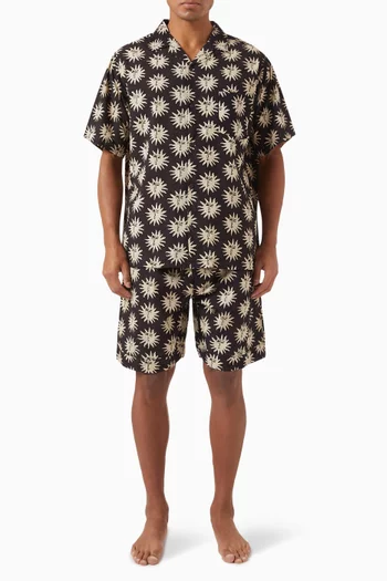 x Ōshadi Helios Cuban Pyjama Set in Organic Cotton