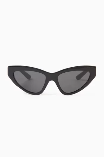 Fleur Azure Cat-eye Sunglasses in Acetate