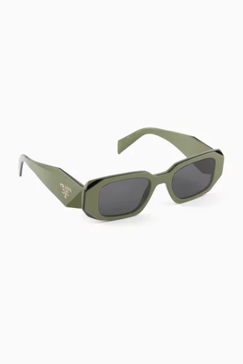 Rectangle Sunglasses in Acetate