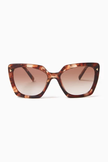 Cat-Eye Sunglasses in Acetate