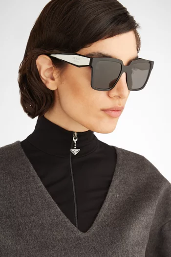 Square Sunglasses in Acetate