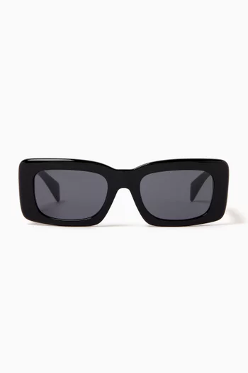 Endless Greca Rectangle Sunglasses