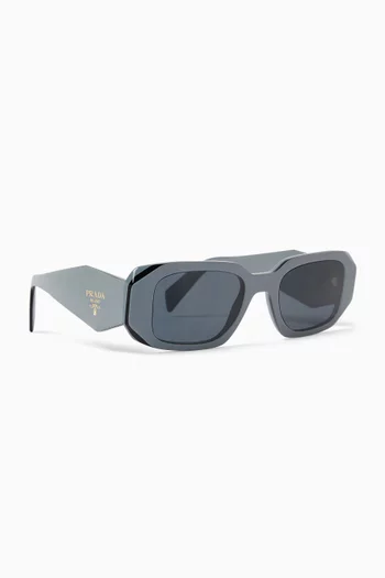 Rectangle Sunglasses in Acetate