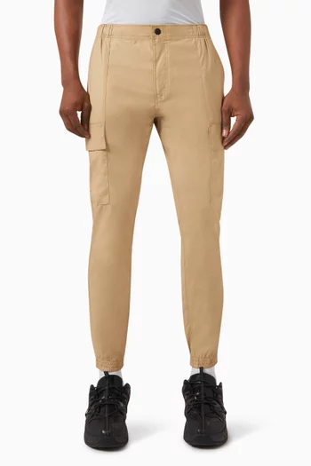 Skinny-fit Washed Cargo Pants in Cotton-blend