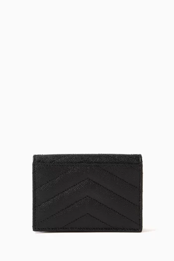 Cassandre Matelassé Business Card Case in Matelassé Leather