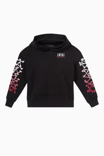 Graphic-print Hoodie in Cotton