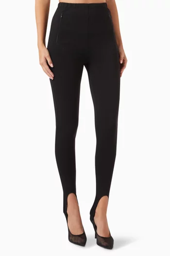 Stirrup Leggings in Technical Stretch-jersey