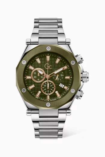 Legacy Chrono Stainless Steel Watch, 44mm