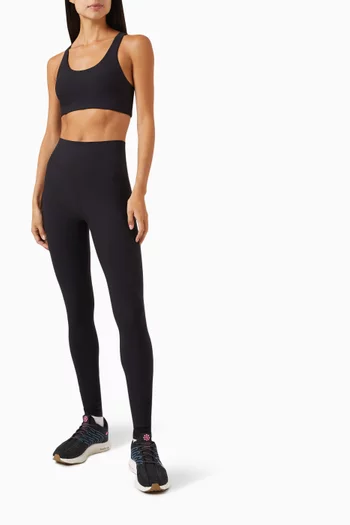 Peached Full-length Pants in Recycled Nylon
