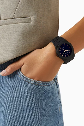Polycarbon Quartz Watch, 40.5mm