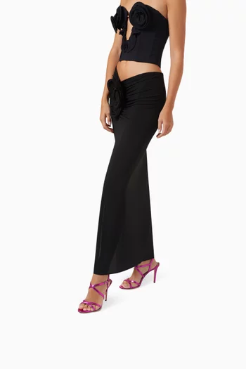 Jill 90 Sandals in Metallic Leather