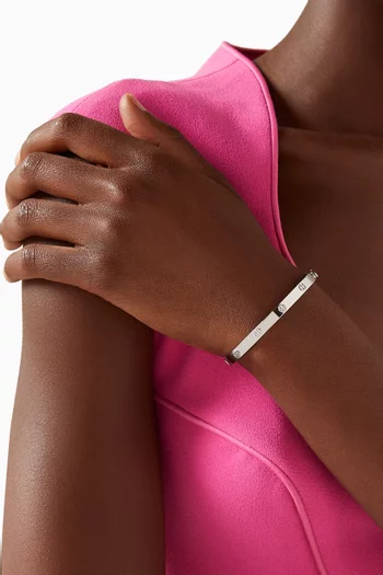 Miller Stud Hinge Bracelet in Stainless Steel