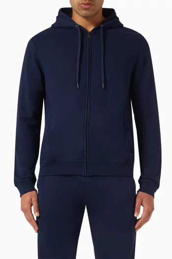 Quinn Zip Hoodie in Cotton Blend