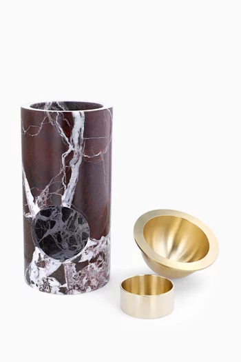 Montroi Rosso Oil Burner in Marble
