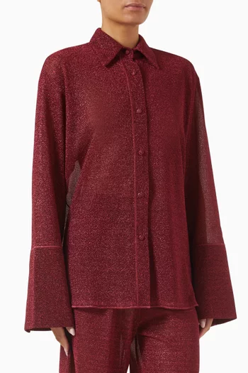 Lumiere Shirt in Metallic Lurex