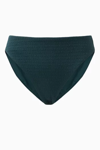 Azure Logo High-waist Bikini Briefs