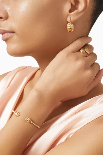 Duality Scaramouche Cuff in Gold-plated Metal