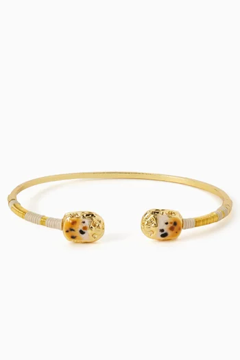 Duality Scaramouche Cuff in Gold-plated Metal