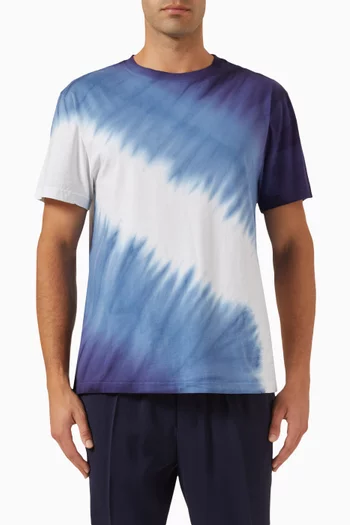 Tareck Tie-dyed T-shirt in Organic Cotton-jersey