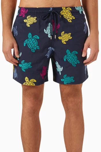 Mistral Embroidered Swim Shorts in Econyl®
