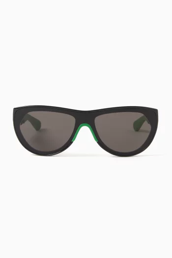 Unapologetic D-frame Sunglasses in Acetate