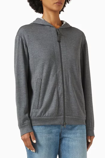 Hoodie in Cotton-blend