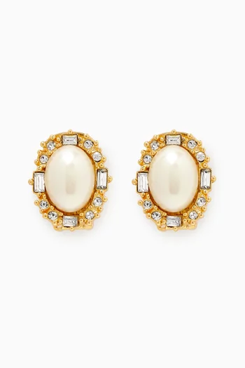 1980s Vintage Clip-On Earrings