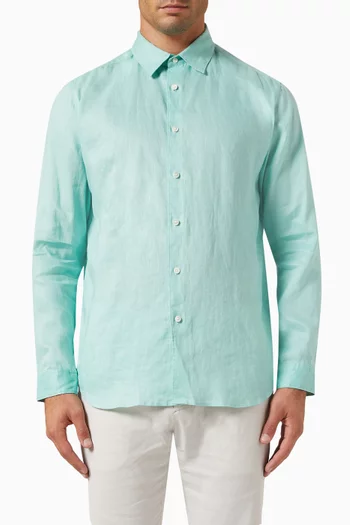 Irving Shirt in Relaxed Linen