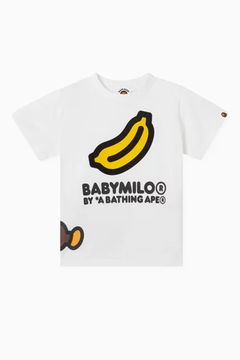 Sleeping Baby Banana Milo T-shirt in Cotton-jersey
