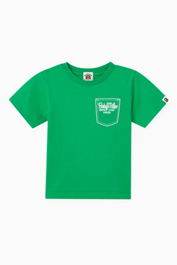 Baby Milo Pocket-print T-shirt in Cotton-jersey
