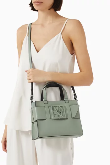 Medium Susy Tote Bag in Faux Leather