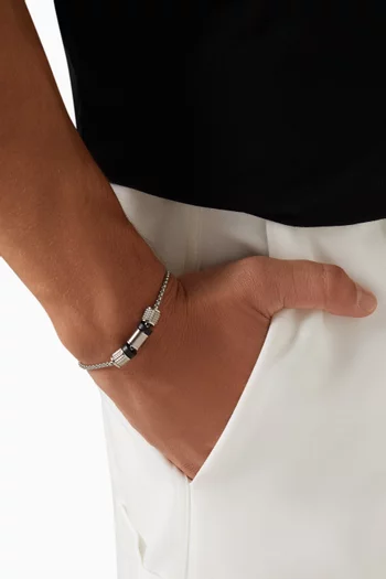 EA Eagle Key Basics Bracelet in Stainless Steel