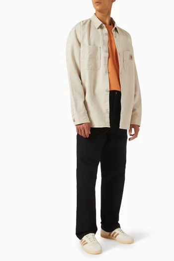 Single Knee Pants in Cotton