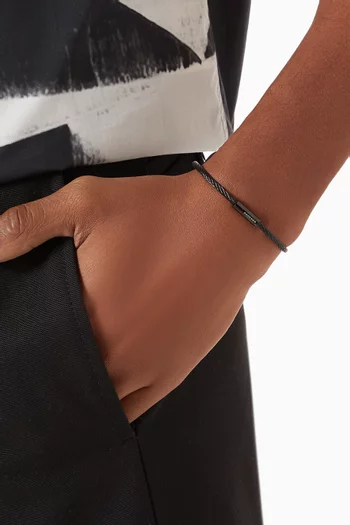 Giacomo Cable Bracelet in Stainless Steel