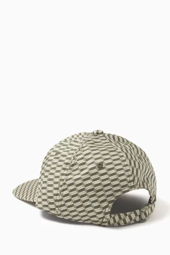 Monogram Dad Hat in Silk-blend