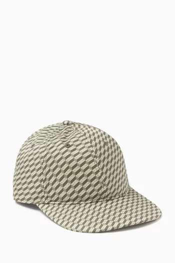 Monogram Dad Hat in Silk-blend