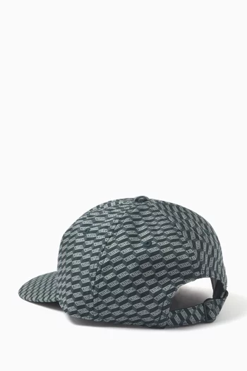 Monogram Dad Hat in Silk-blend