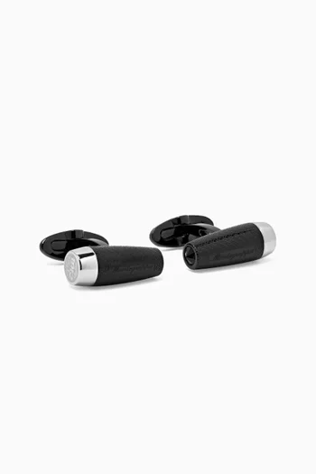 Fortuna Cufflinks in Stainless Steel